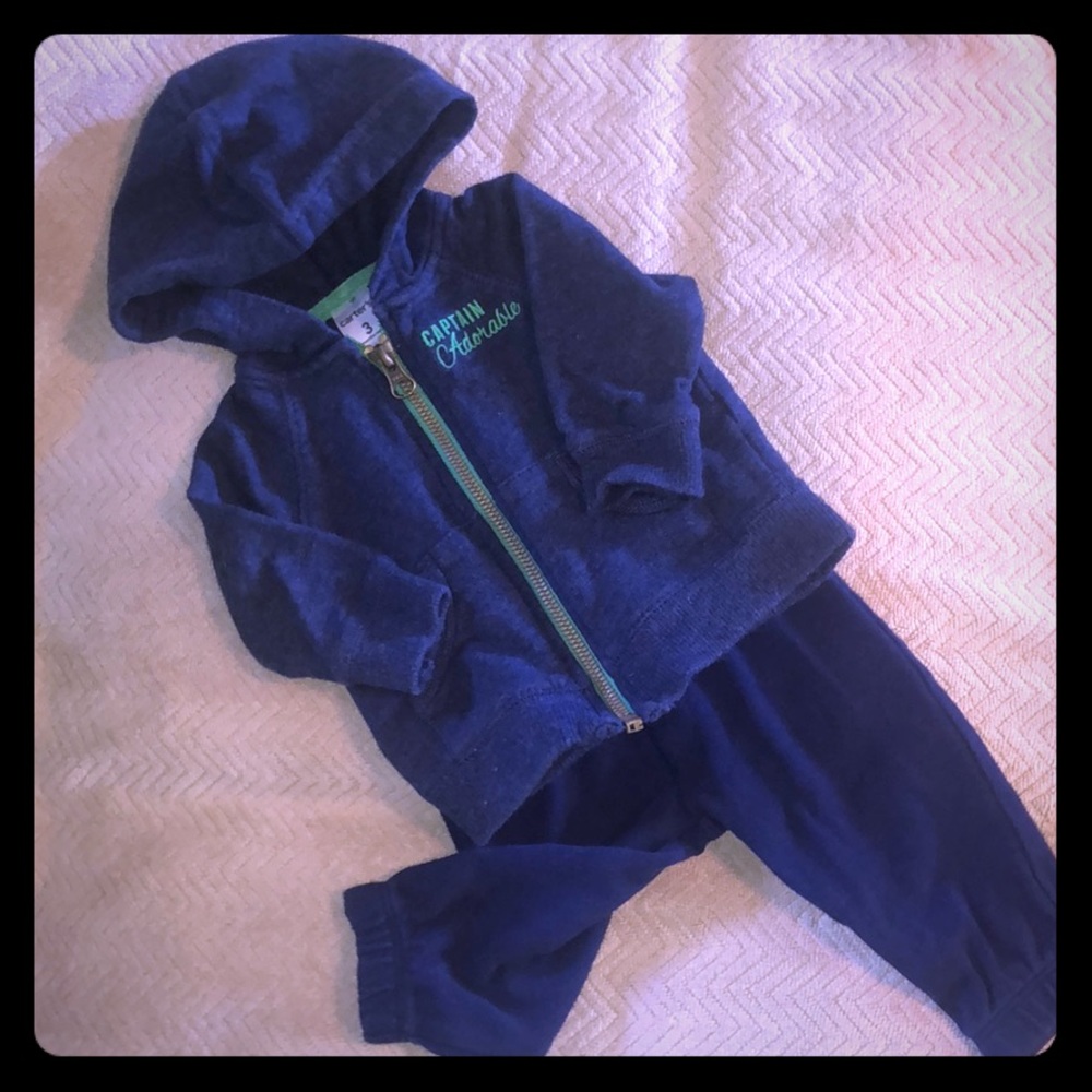 3m baby boy Carter’s Pant & Jacket Blue